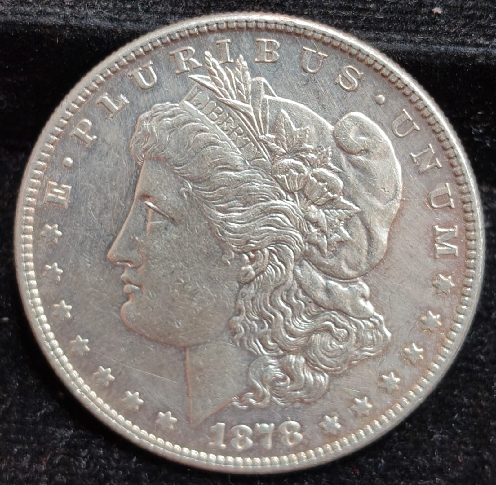 WhatsApp Image 2025-10-10 at 17.01.20_7c709f09 United States 1 Dollar 1878 "Morgan Dollar"RARE SILVER COIN - Image 1