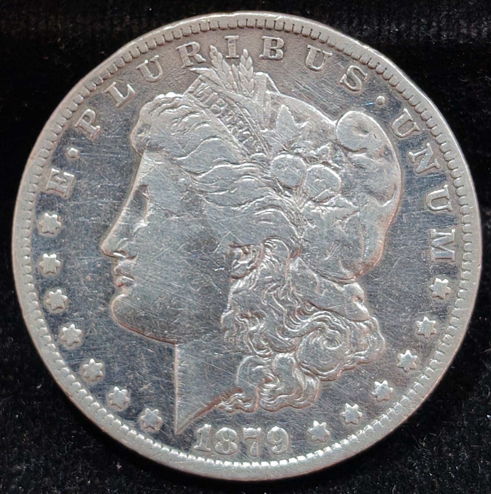 WhatsApp Image 2025-10-10 at 17.12.58_3cde3421 United States 1 Dollar 1879 "Morgan Dollar"RARE SILVER COIN - Image 1