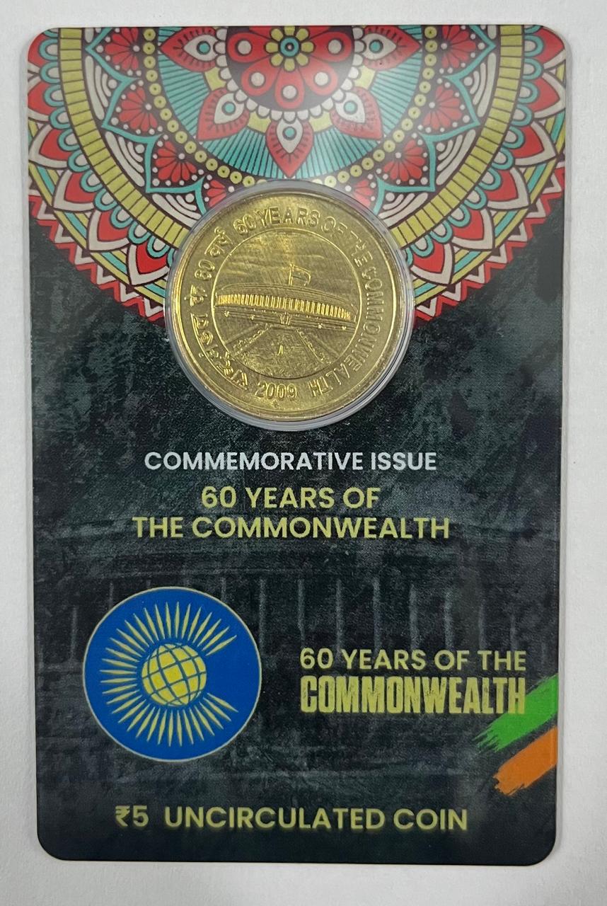 WhatsApp-Image-2025-10-29-at-7.38.42-AM 5 Rs. 60 YEARS OF THE COMMONWEALTH rare Commemorative Coin Card Special Edition - Image 1