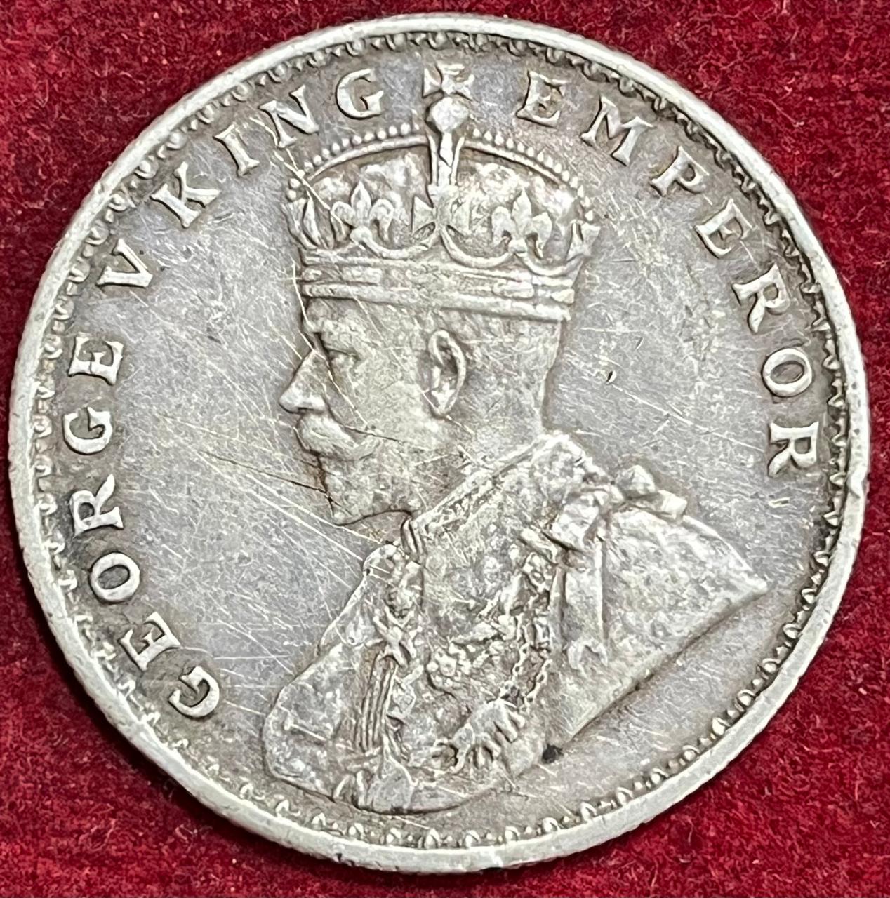 WhatsApp Image 2025-11-26 at 6.27.17 PM (1) BRITISH INDIA 1 RUPEES 1918 -GEORGR V RARE COIN #V-301 (Copy) - Image 1