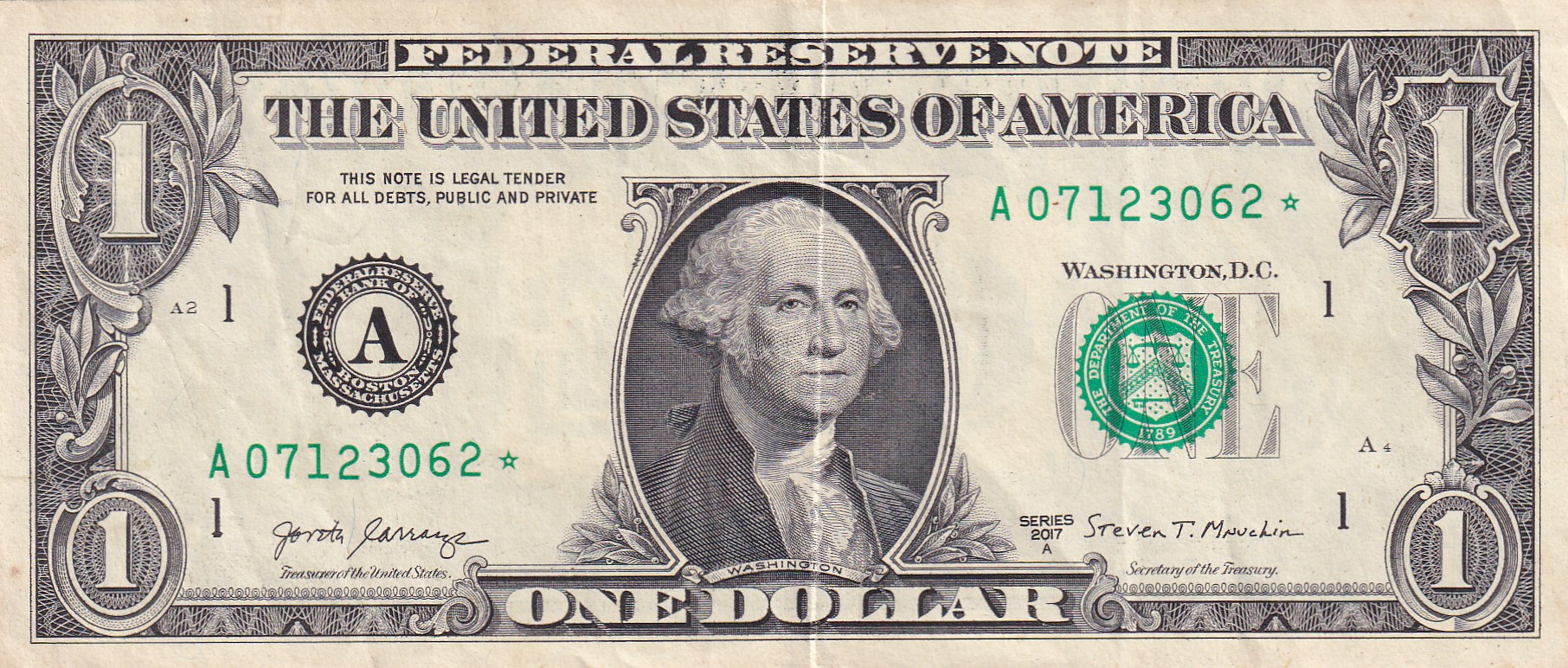 IMG_20260227_0019 America One Dollar Rare World Note (Star) - Image 1