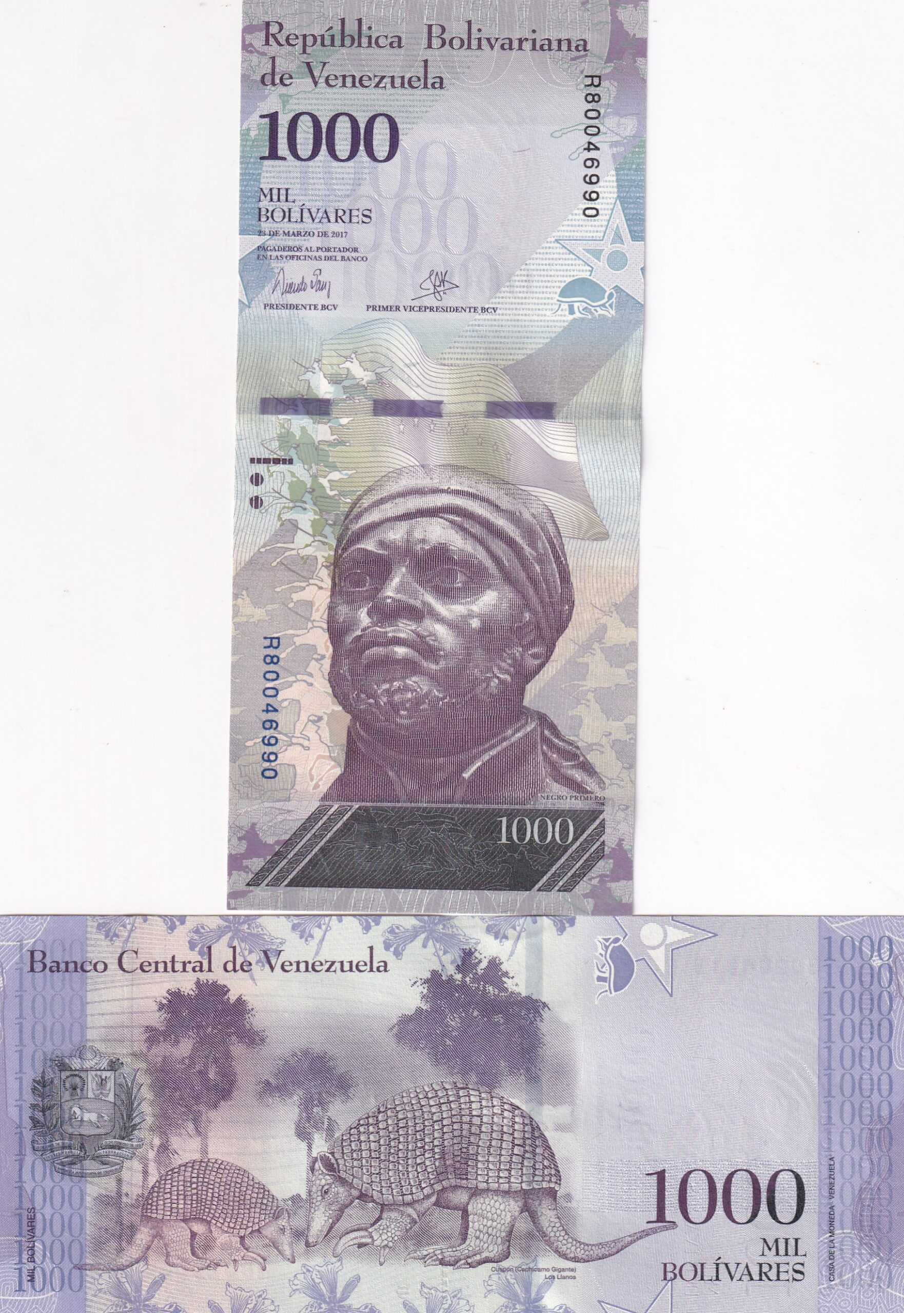 IMG_20260303_0049 Venezuela 1000 Bolivares Rare GEM UNC Note#Q - Image 1