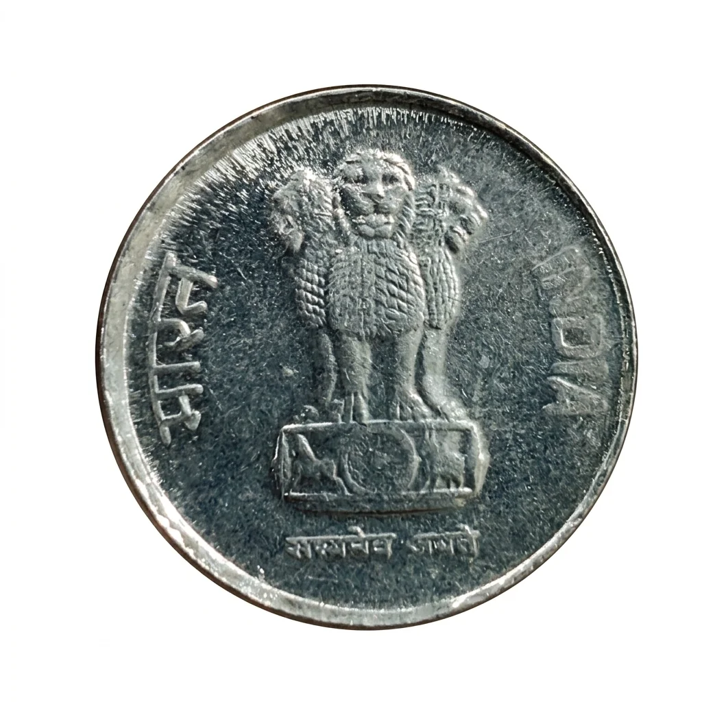 Gemini_Generated_Image_bgiqy2bgiqy2bgiq Error Coin 10 Paisa 1988 ( मारत ) Rare Mint Mistake Coin - Image 1