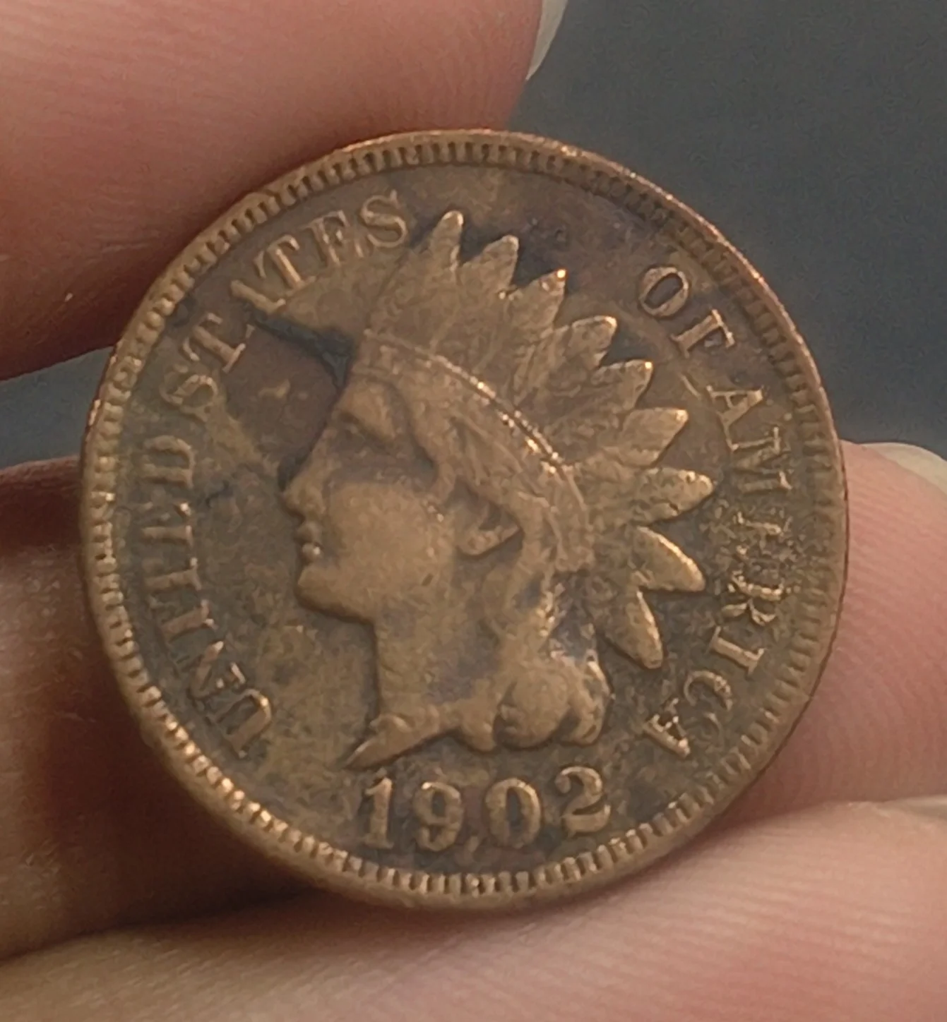 IMG_20260424_174050102.jpg United States 1 Cent 1902 "Indian Head Cent" Rare Coin - Image 1