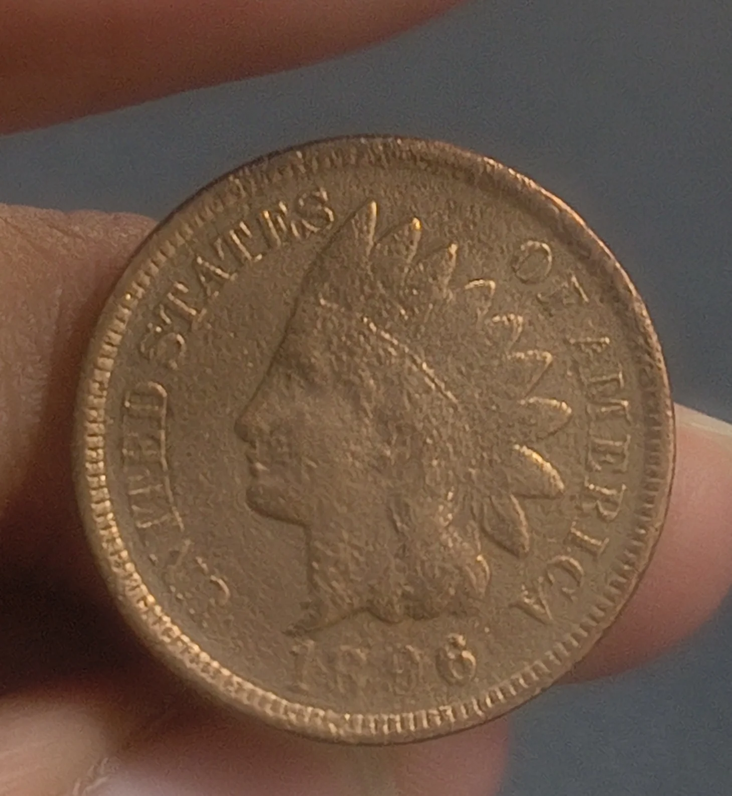 IMG_20260424_175516408.jpg United States 1 Cent 1896 "Indian Head Cent" Rare Coin - Image 1