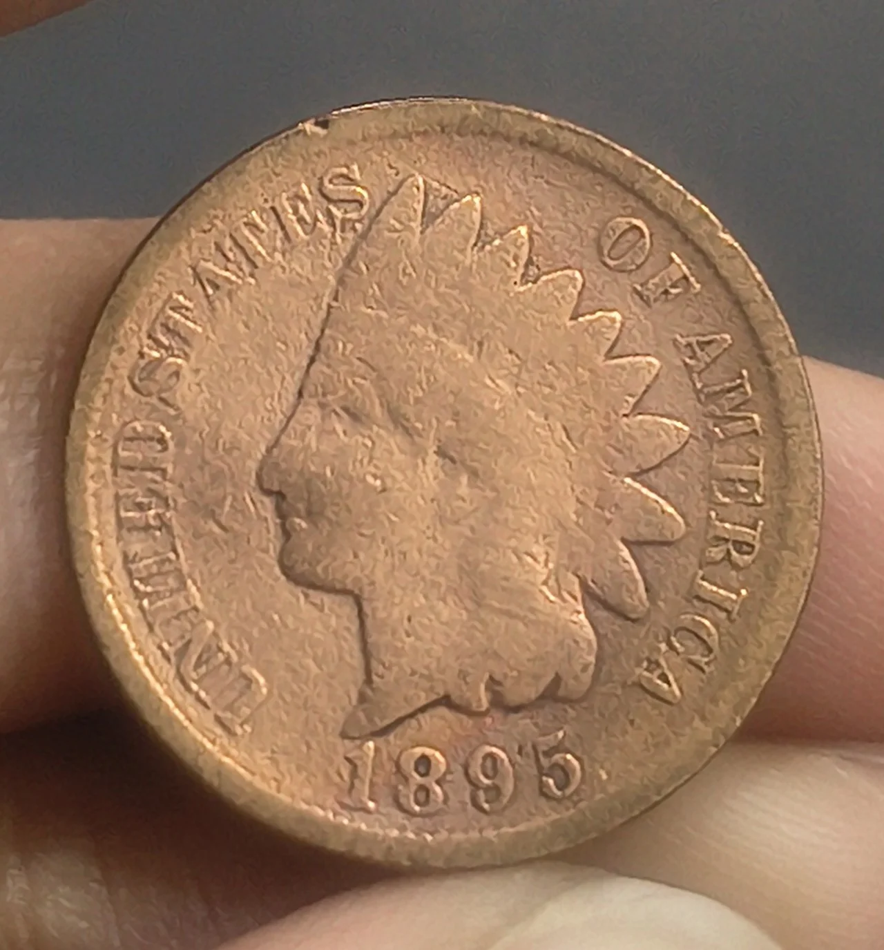 IMG_20260424_175759381.jpg United States 1 Cent 1895 "Indian Head Cent" Rare Coin - Image 1